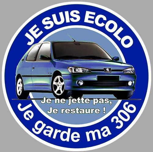 Sticker suis ecolo garde - sticker, je
