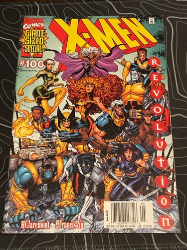 Men 100 newsstand - x-men, variant