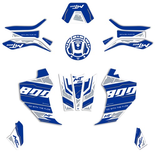 Kit full autocollant moto - kit,