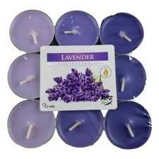 18 Bougies Chauffe-Plat Senteur Lavande Parfum d'Ambiance Intérieur