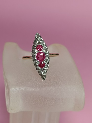 Bague marquise ancienne 19eme - marquise,