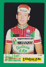 CYCLISME carte cycliste HUBERT SEIZ Equipe BRIANZOLI CHATEAU D'AX Signée