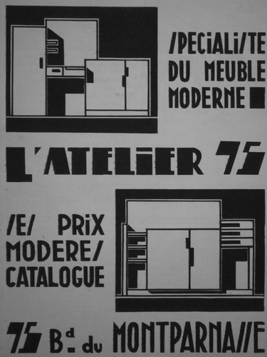 Publicité 1930 atelier - 1930, 75