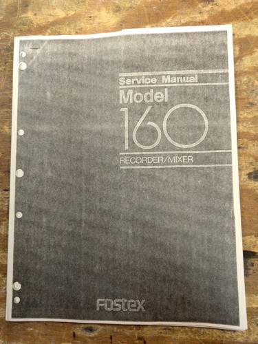 Fostex model 160 - fostex,