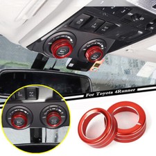 Car 4WD Gear Shift Knob Cover Trim For Toyota 4runner TRD 10-23 Accessories Red