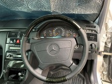 Volant combiné bois noir sans gonfleur Benz W210 W124 390 Birdseye