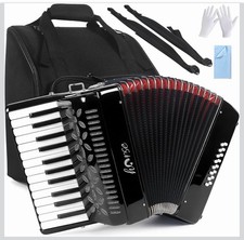 Horse 25 Key 16 Bass Red
