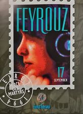 Poster Affiche Fayrouz Feyrouz Concert In Beirout Beyrouth 1994 Liban Lebanon