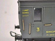 RARE MMM RG HO VOITURE SNCF 3e