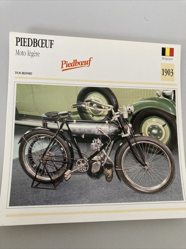 Piedboeuf moto légère - , 1903