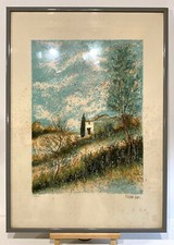 Antique Mas Stone Painting Numbered 104/250