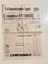 GAZZETTA DEL SPORT 11 AOÛT