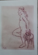 Dessin académique signé