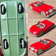 Austin décapotable tôle 14 cm Jouet Ancien Collection Cabriolet Déco Rétro 