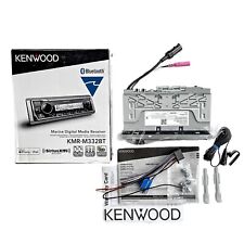 Kenwood KMR-M332BT 1 DIN Boat/Car Sound System Water Resistant Radio w/Bluetooth