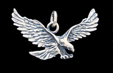 silver pendant 925 eagle solid
