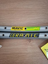 Pièces de vélo rétro vintage NOS Mavic lot de 2 jantes céramique tubulaires -...
