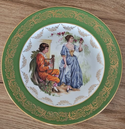 Assiette décorative - , en