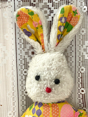 Peluche vintage lapin - peluche,