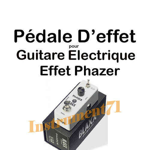 Mini pedale effet phaser - d'effet,