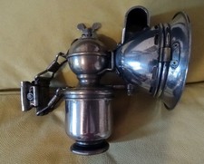 SUPERBE ANCIENNE LANTERNE ACETYLENE VINTAGE LAMPE CARBURE VELO  LAMP CARBIDE