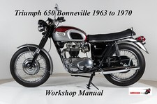 TRIUMPH 650 BONNEVILLE 1963 to 1970 WORKSHOP MANUAL - PDF Files