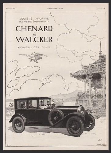 Publicité 1924 automobile - 1924,