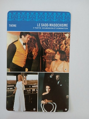 Carte fiche cinema - carte,
