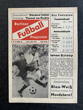 30.03.1963 Hertha BSC - Standard Liège (Belgique) - Istvan Sztany (Hongrie)