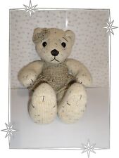 25 Plush Bear Beige Knitted Mesh Dress Teddy Times By Isaiah Handmade 30cm