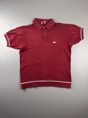 Polo chemise lacoste bordeaux - polo,
