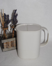 🌟TUPPERWARE Pichet Broc Cruche Bec Verseur Beige Ancien 1 Litre Vintage TTBE