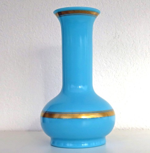 Baccarat vase en opaline - vase,