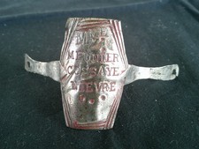 PLAQUE DE VELO ANCIENNE