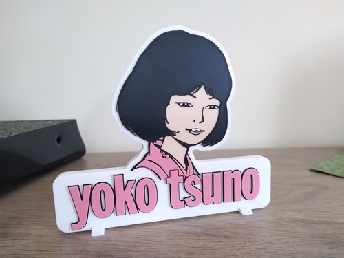 Enseigne yoko tsuno exposer - à,