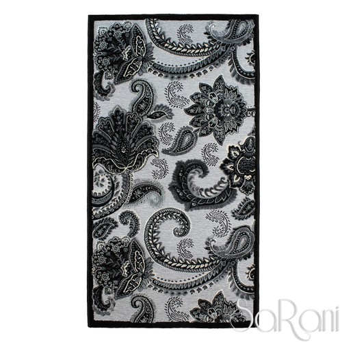 Tapis moderne jacquard satin - moderne,