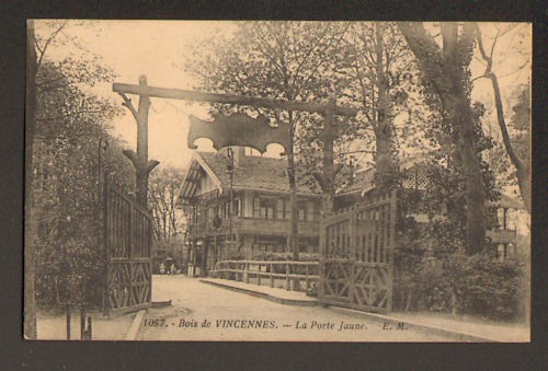 Bois vincennes entrée - bois, de