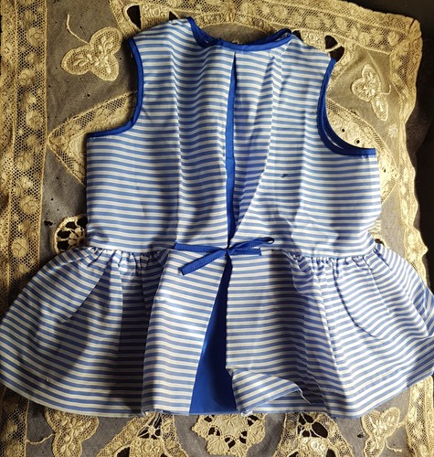 Robe rayée grande poupée - ,