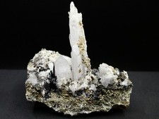 QUARTZ + ANTIMONITE + PYRITE -
