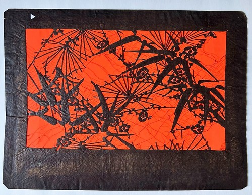Pochoir katagami fleurs - katagami,