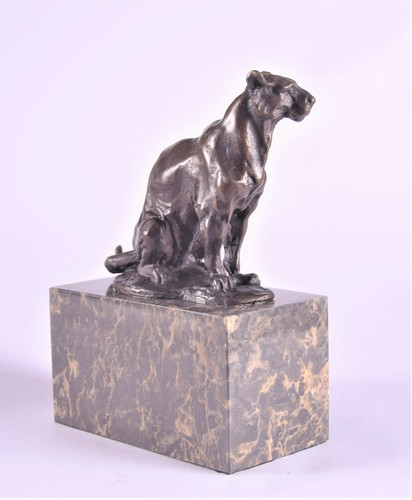 Bronze sculpture assise - bronze,