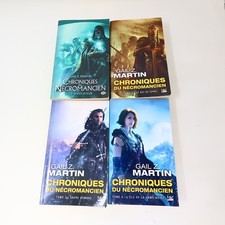 Lot 4 Livres Chroniques du Nécromancien #1-4 Gail Z. Martin Fantasy Français PB