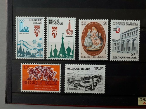 Timbres belgique 1978 1979 - timbres, 1978-