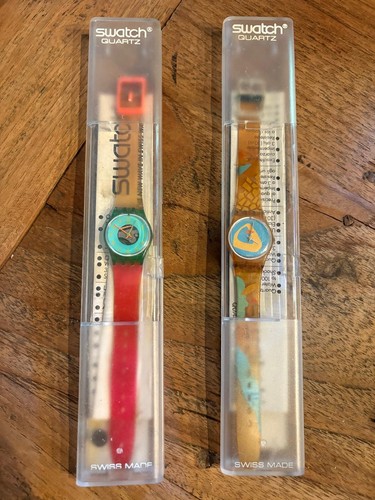 Deux montres swatch - deux, vintage