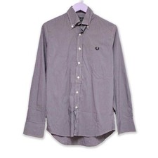 Chemise Fred Perry Gris Rayé