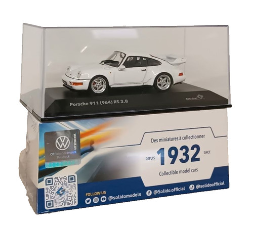 Porsche 911 8 blanc - (964), 3.8