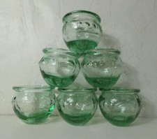 6 pots à confiture Vintage en