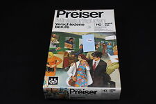 W667 PREISER Model Figure Ho 326 Various Craft Character + 170 Diorama