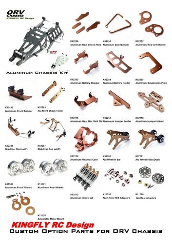 Kingfly aluminum option parts - kingfly,