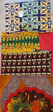 CHUTES TISSU  AFRICAIN  IDEAL ACCESSOIRES/ VETEMENTS POUPEE / POUPEE BARBIE
